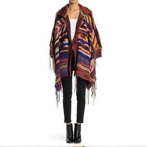 Free People Follow The Arrow Poncho M/L